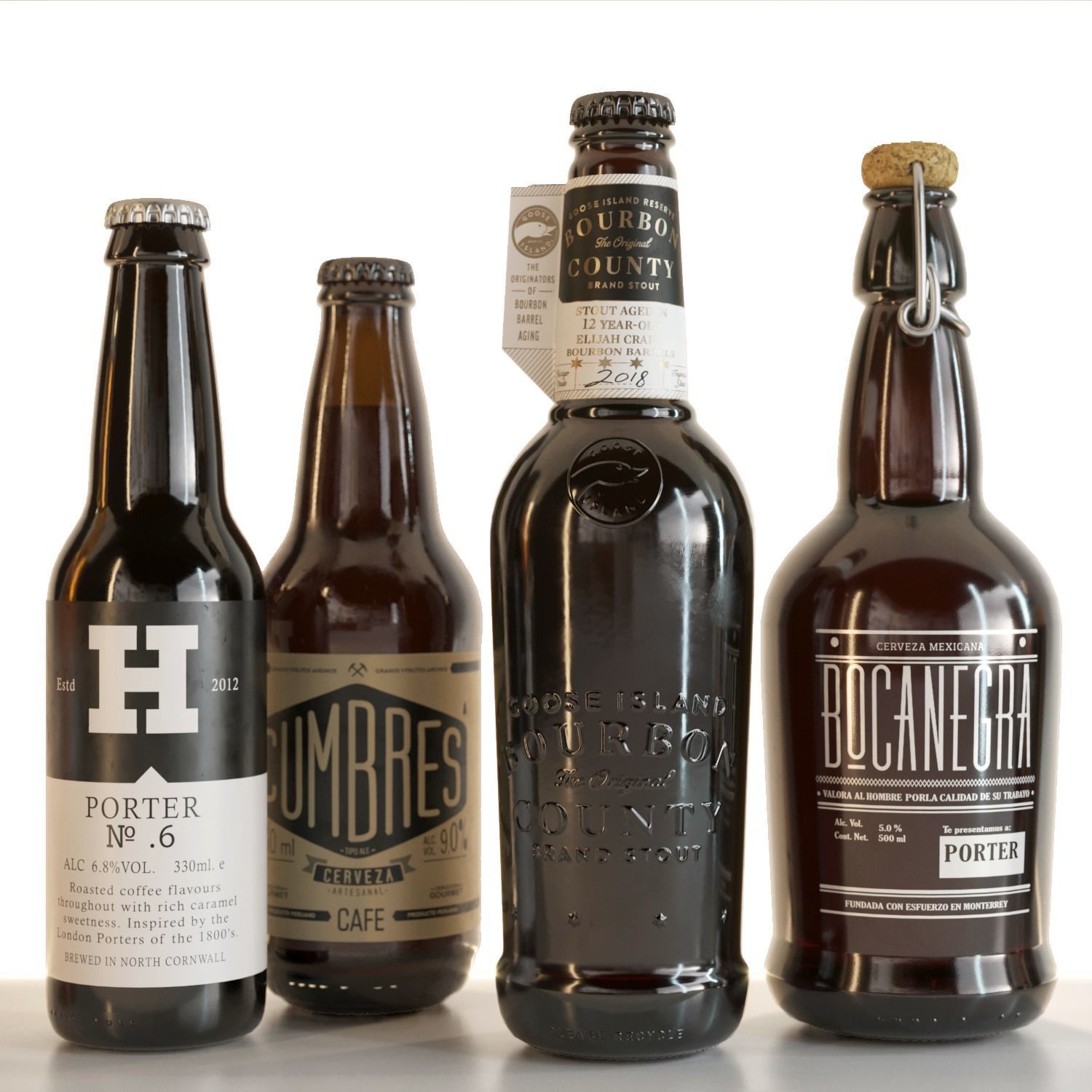Beer Set 3D model_3