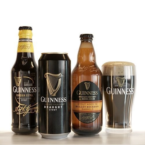 Beer Set 3D model 5