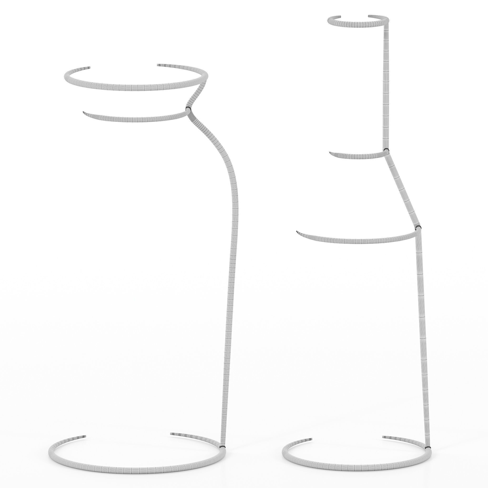 Bottle Decor Set 01 3D model_8