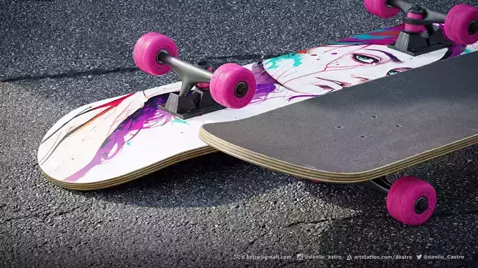 Realistic Skateboard 