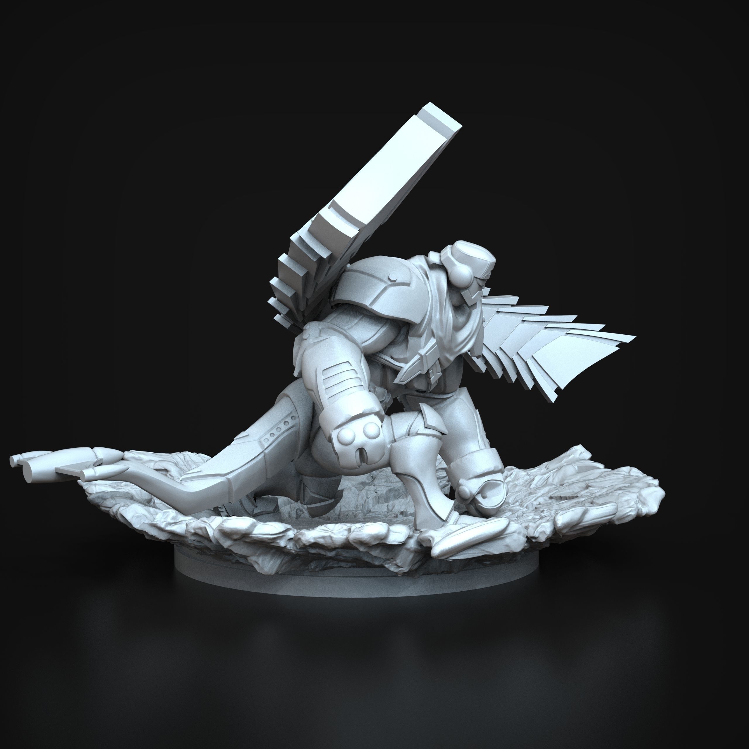 STL Comand Galio League of legends 3D print Model 3D print model_1