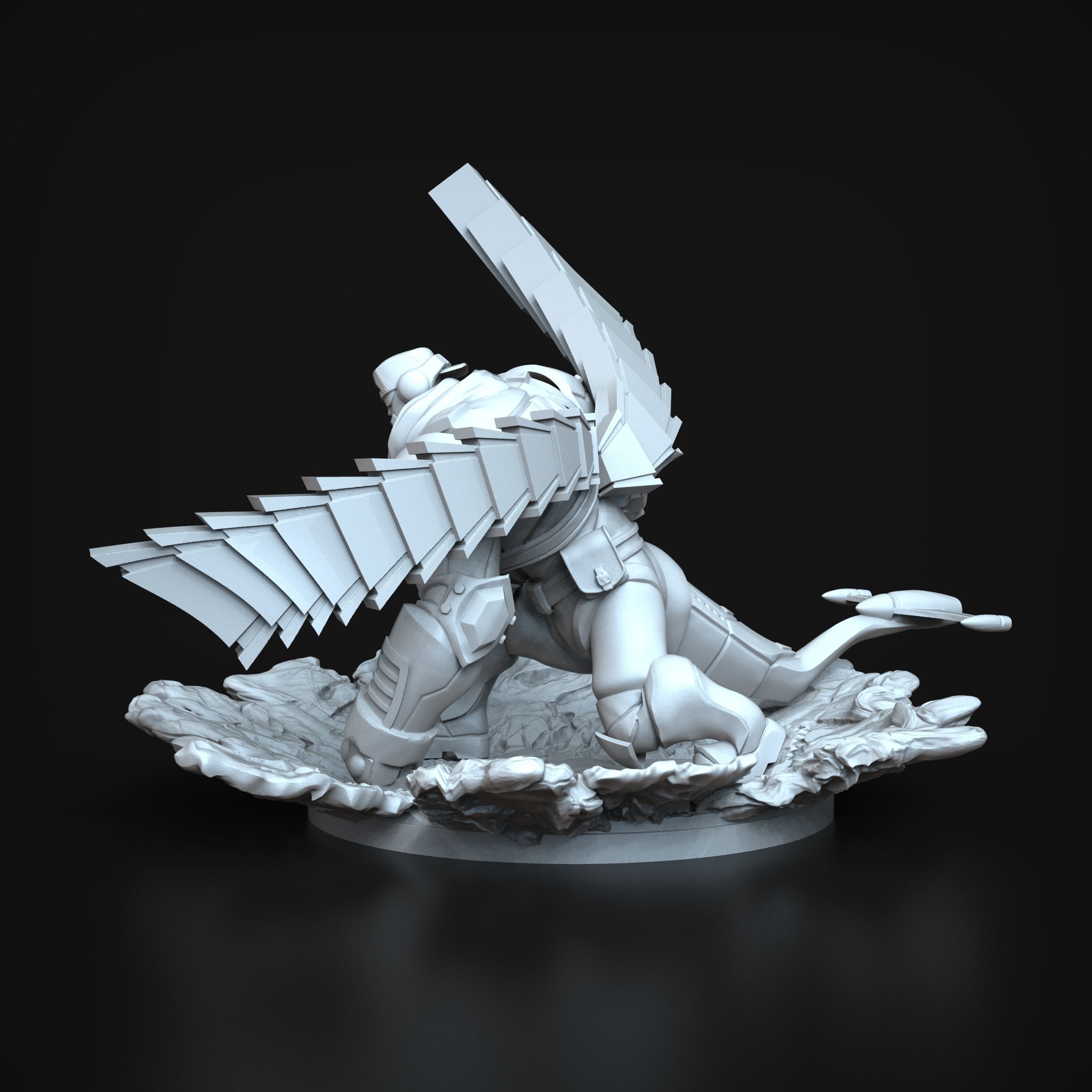 STL Comand Galio League of legends 3D print Model 3D print model_5