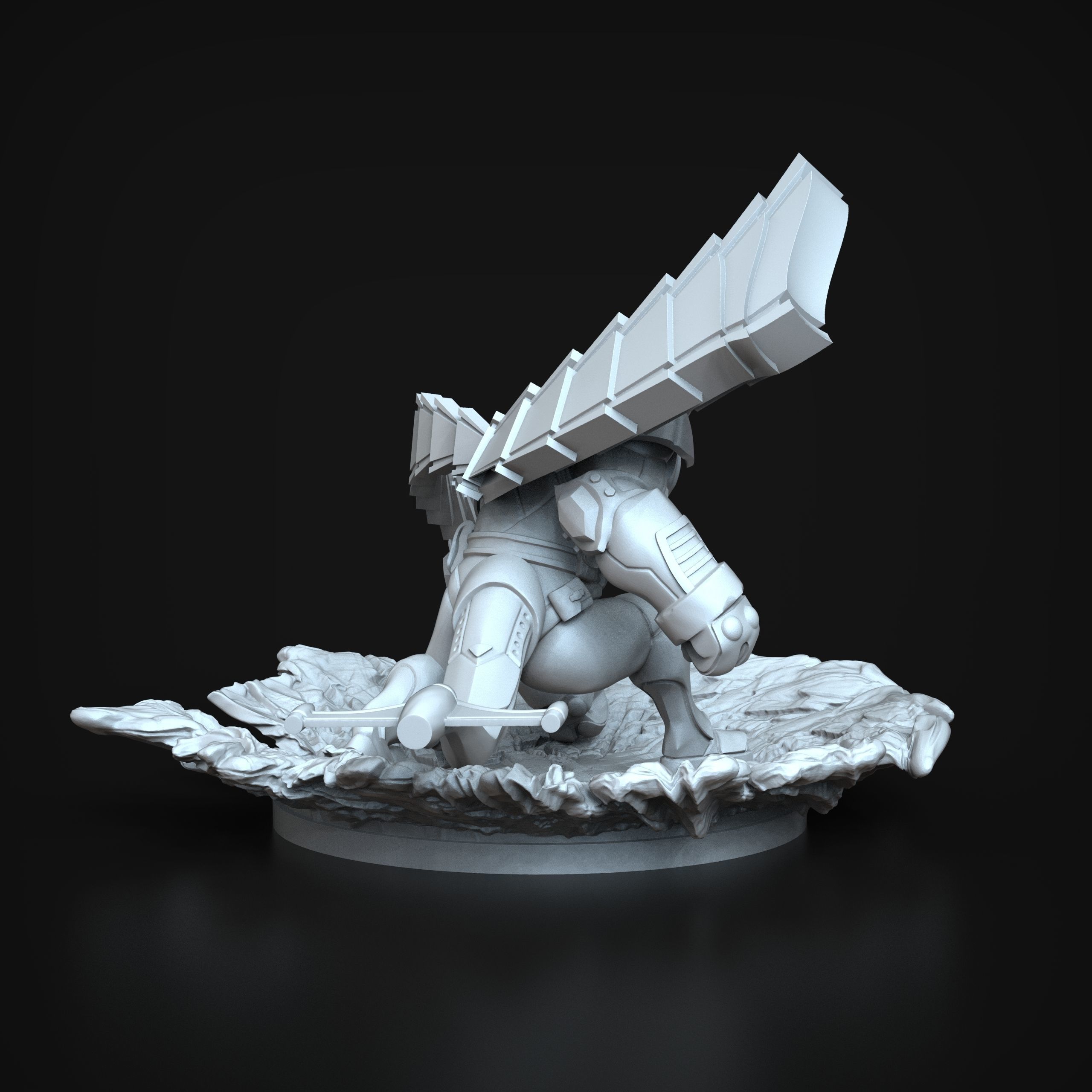 STL Comand Galio League of legends 3D print Model 3D print model_8