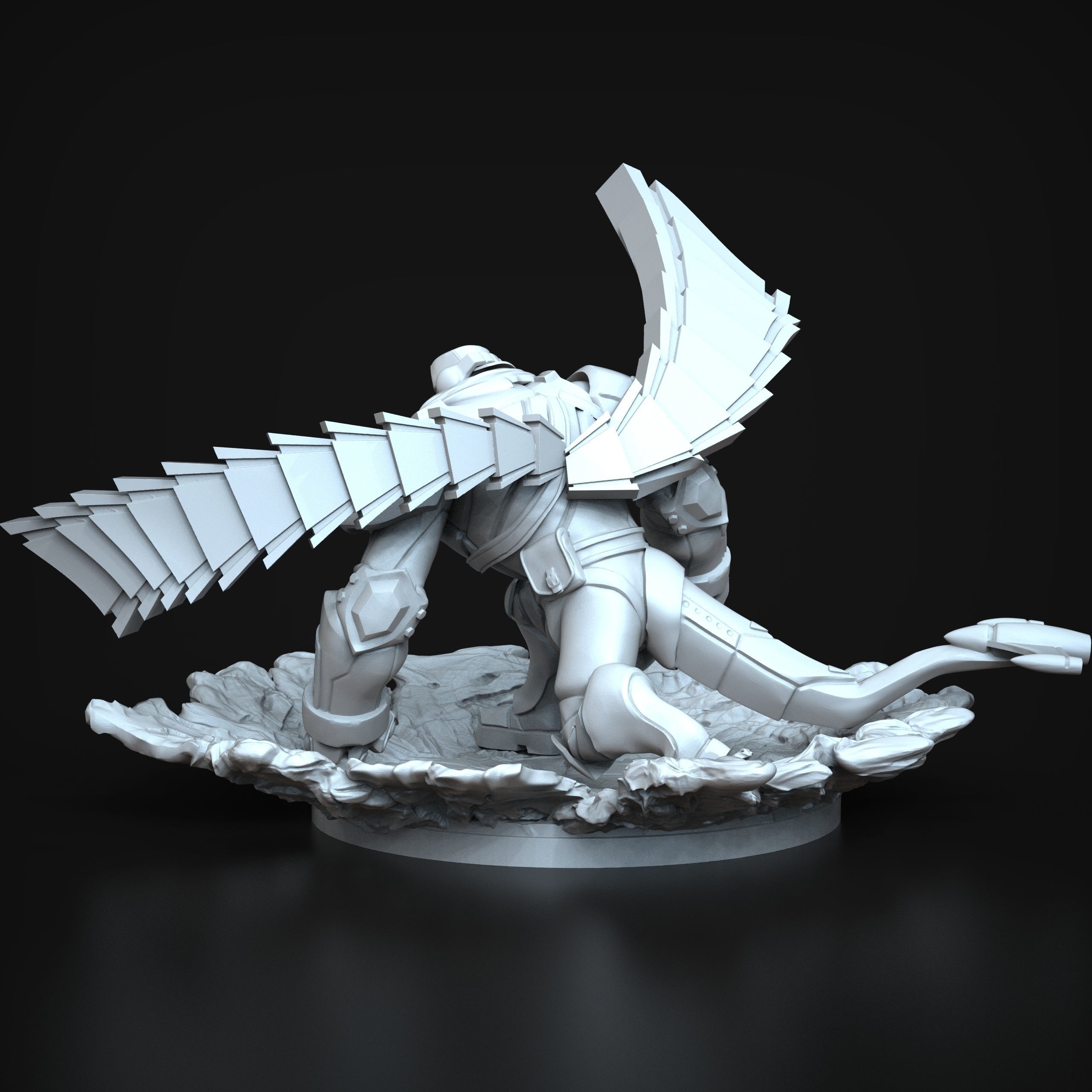 STL Comand Galio League of legends 3D print Model 3D print model_6