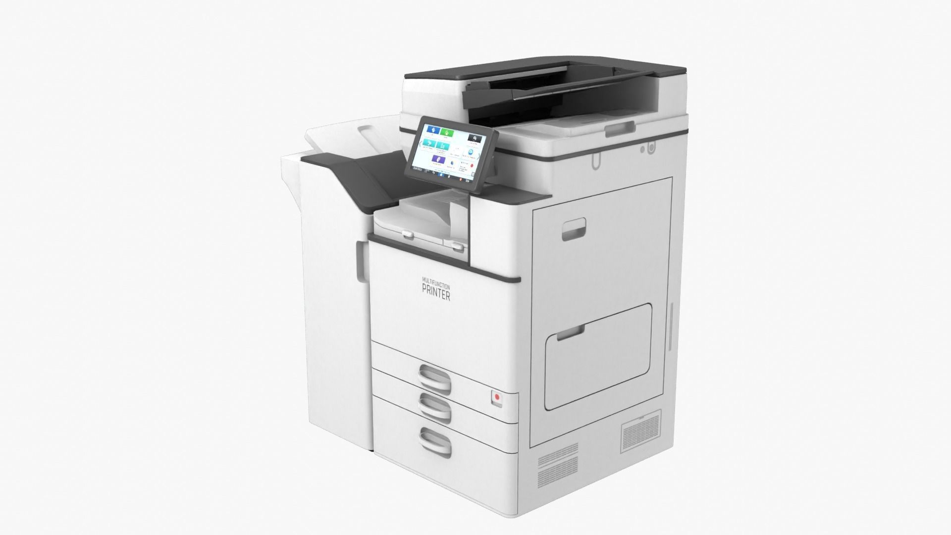 Multifunction Printer 3D model_2