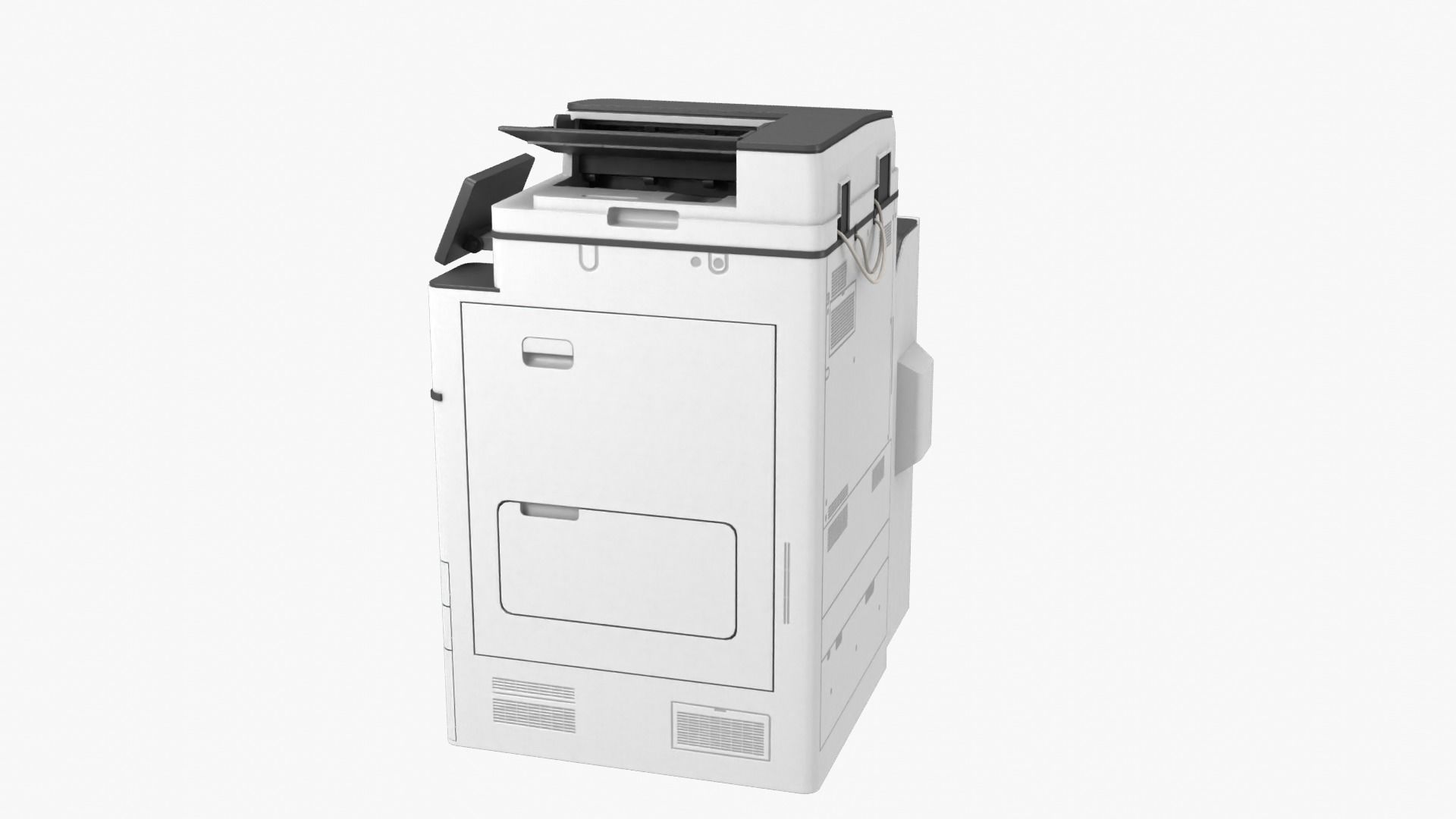 Multifunction Printer 3D model_4