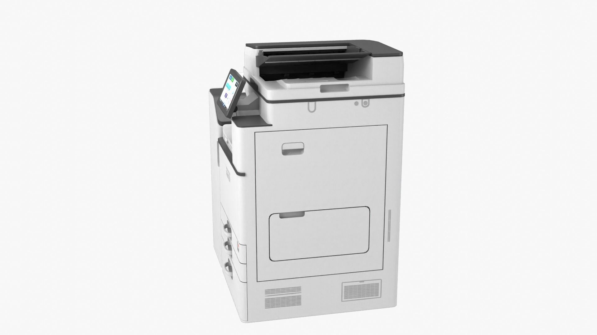 Multifunction Printer 3D model_3
