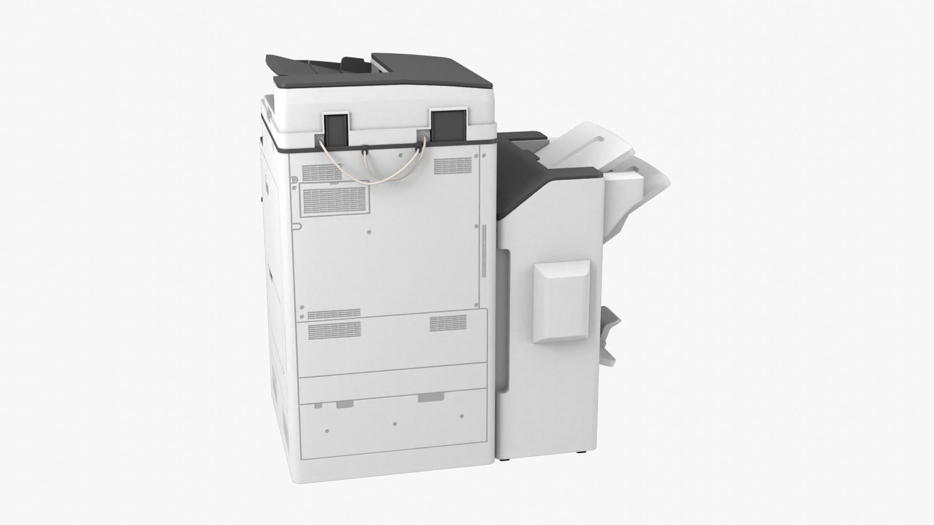 Multifunction Printer 3D model_6