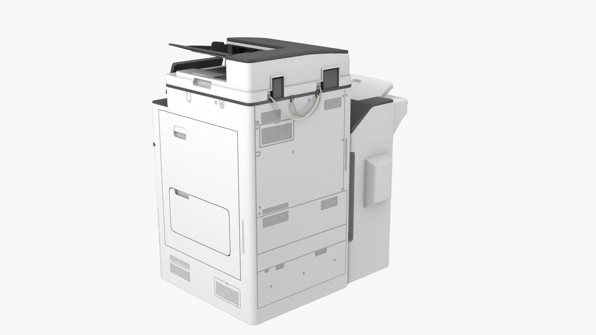Multifunction Printer 3D model_5