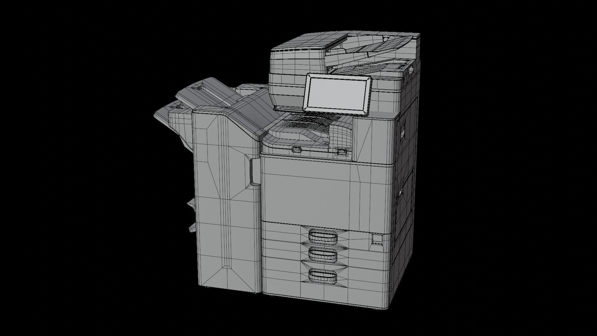 Multifunction Printer 3D model_14