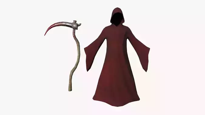 Grim Reaper Costume A05 Red Death - Character Design