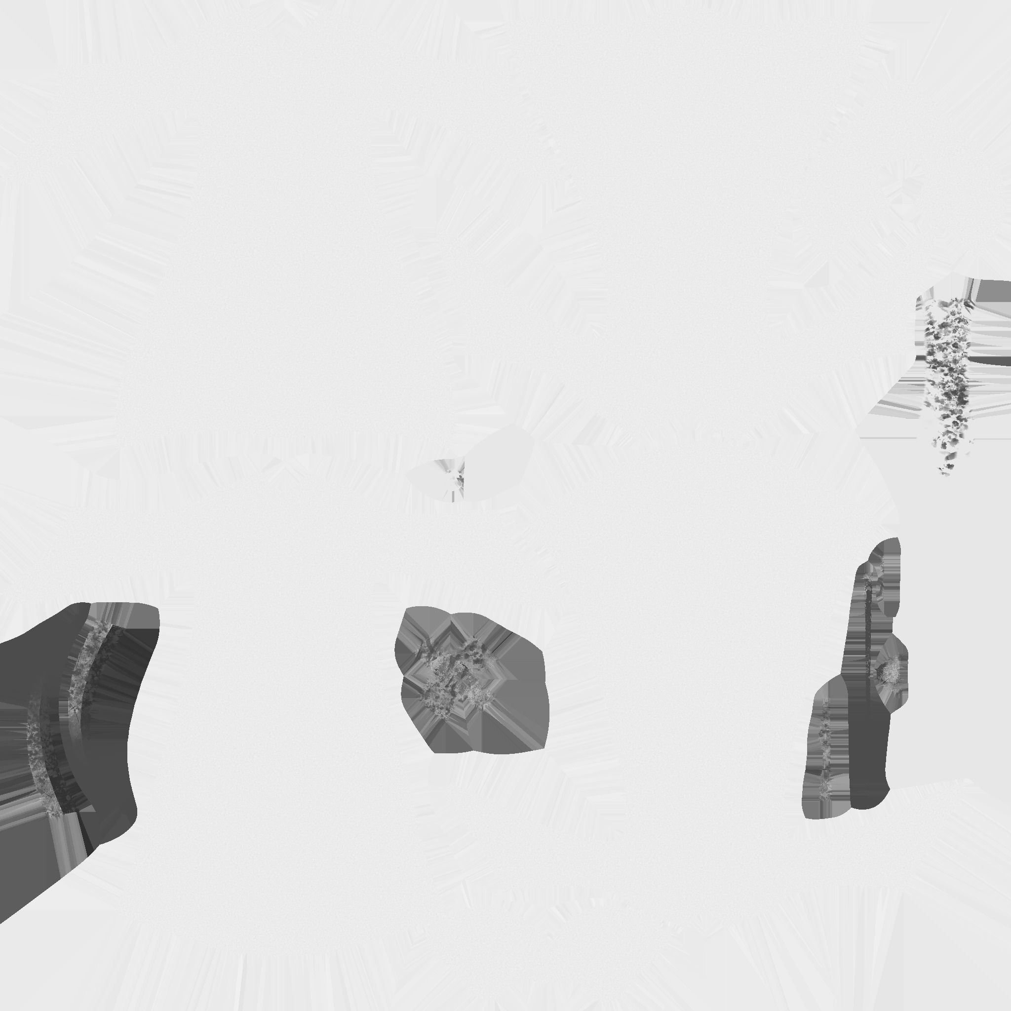 Grim Reaper Costume A05 Red Death - Character Design Low-poly 3D model_33