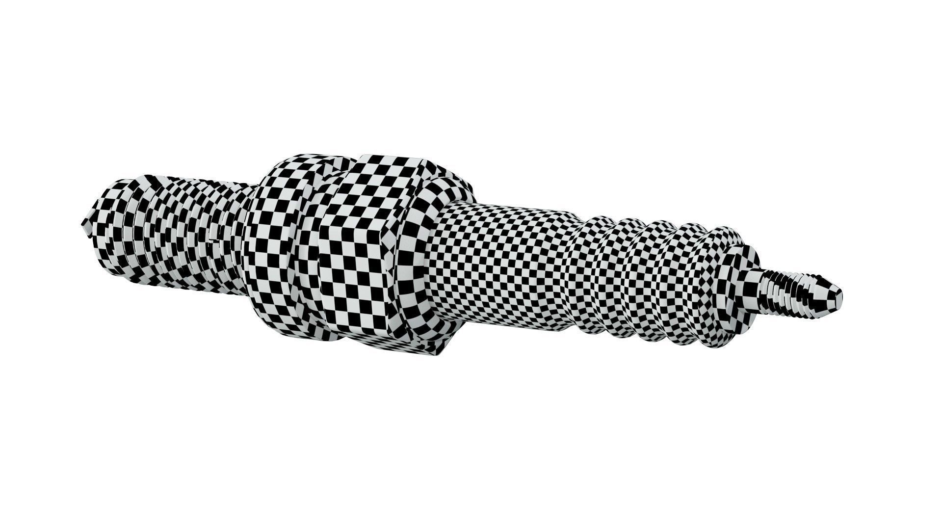 Spark plug 3D model_6