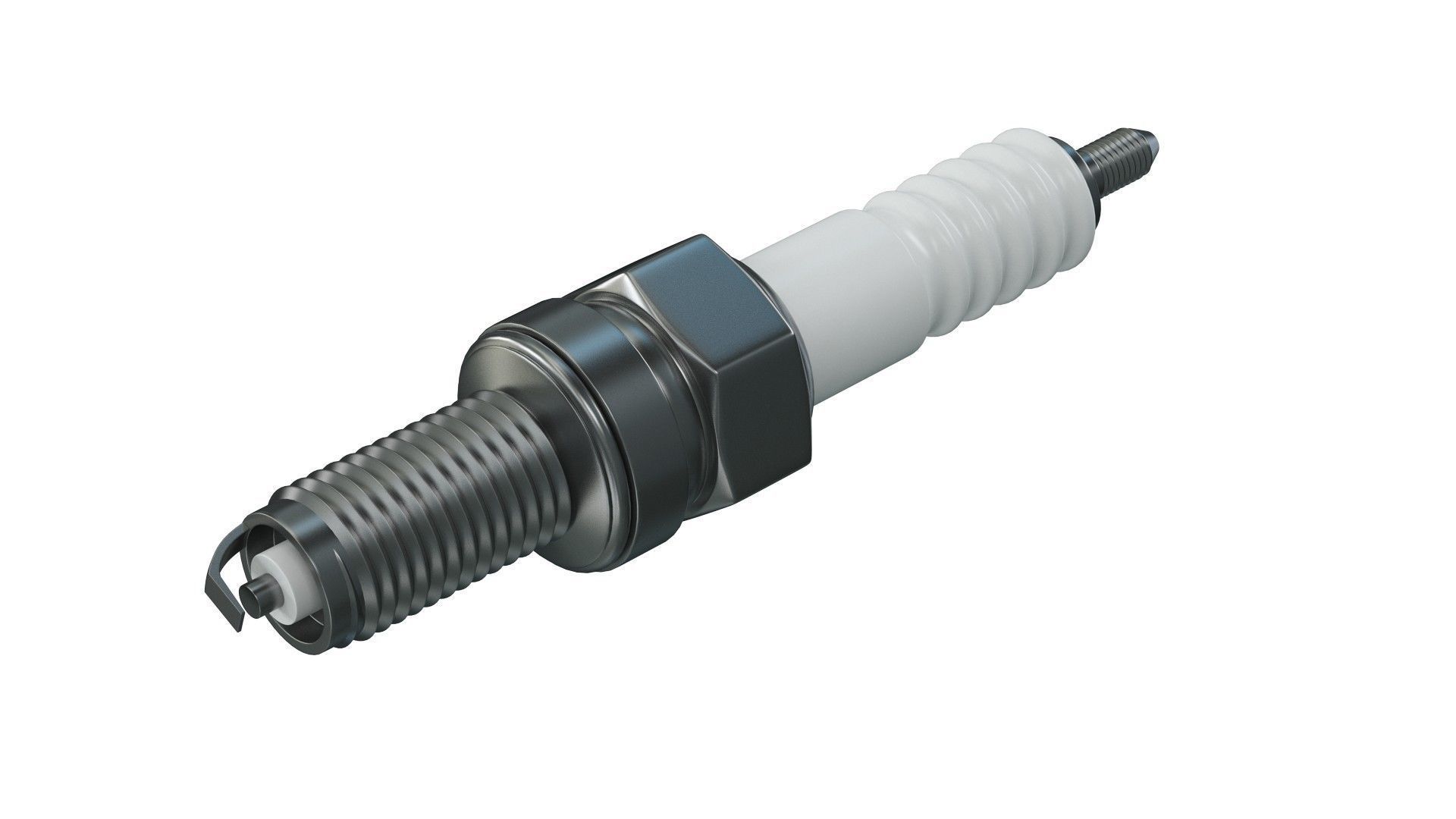 Spark plug 3D model_3