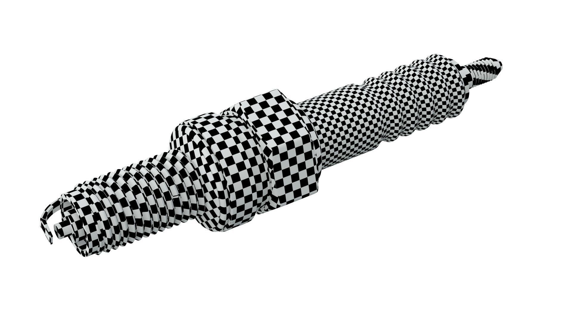 Spark plug 3D model_7