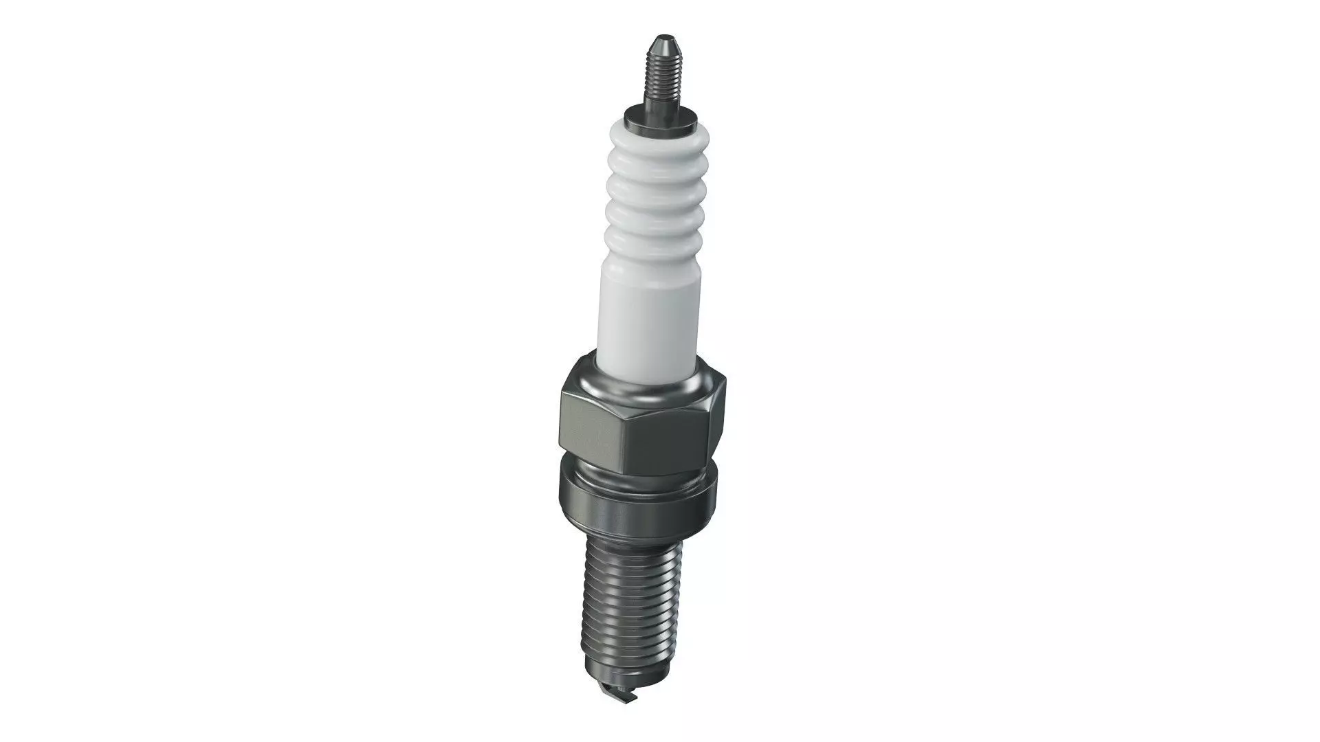 Spark plug 3D model_0