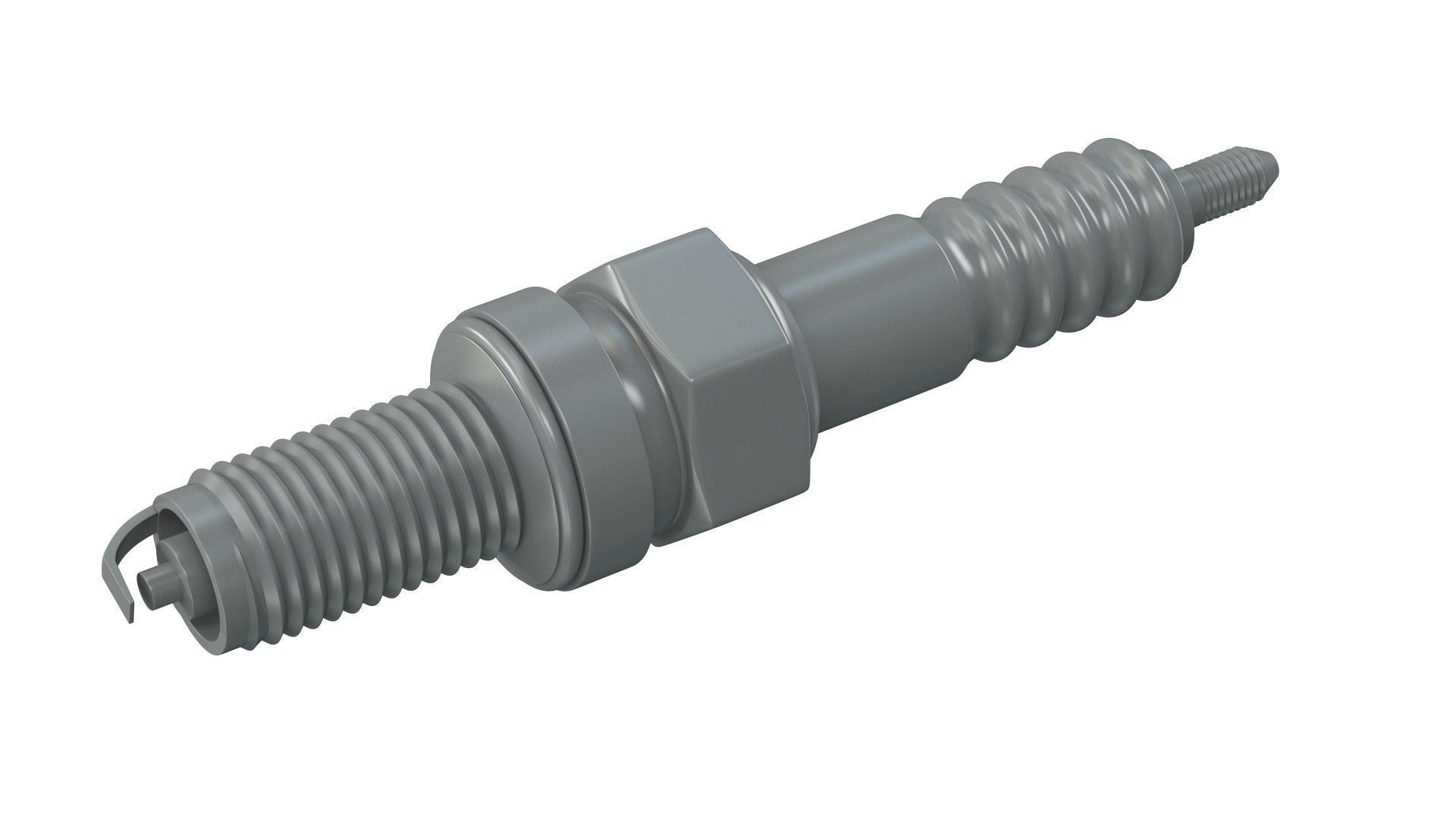 Spark plug 3D model_8