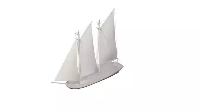 Ship concept 3D model