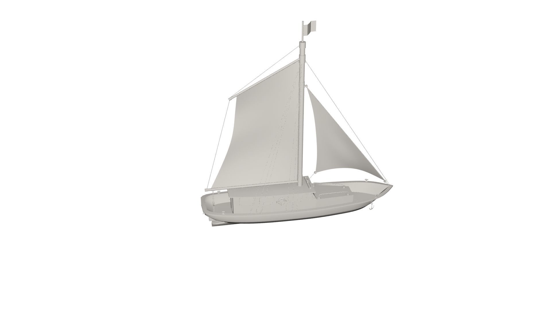 Ship concept 3D model_4