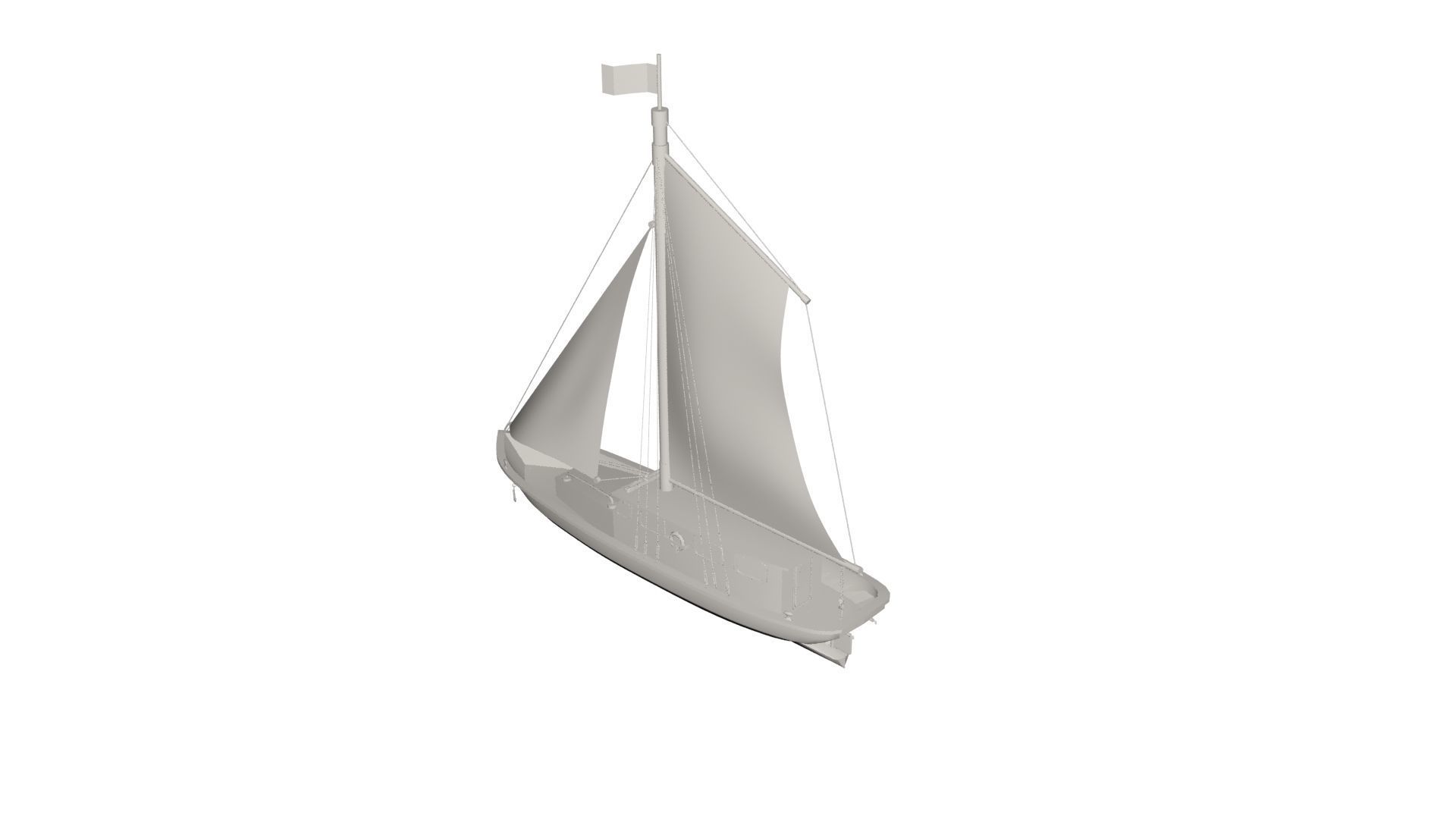 Ship concept 3D model_7
