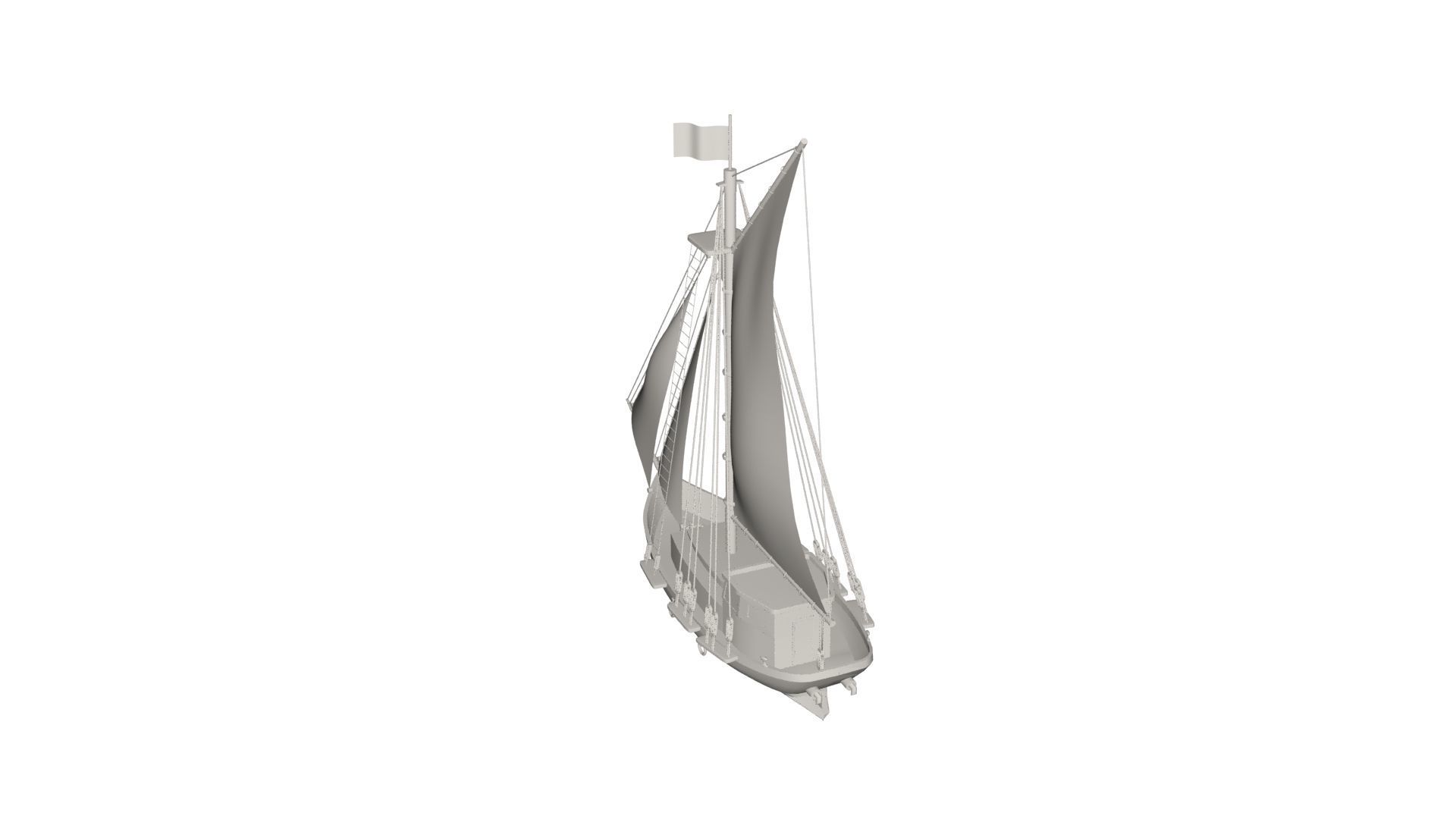 Ship concept 3D model_6