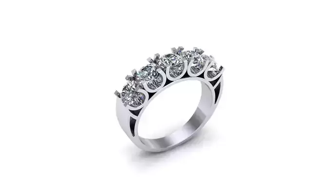 Meia alianca com cravecao diferente