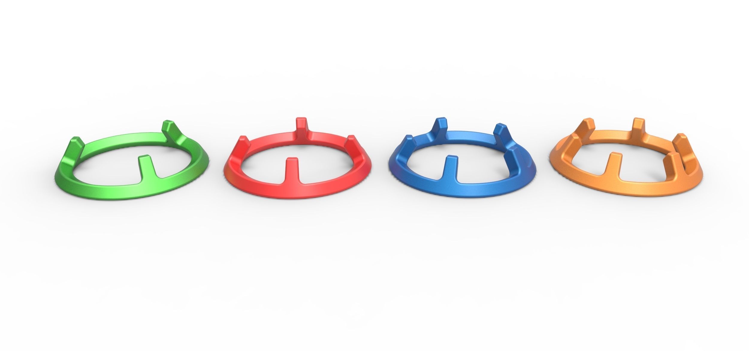 Pokeball stand Set 2 3D print model_3