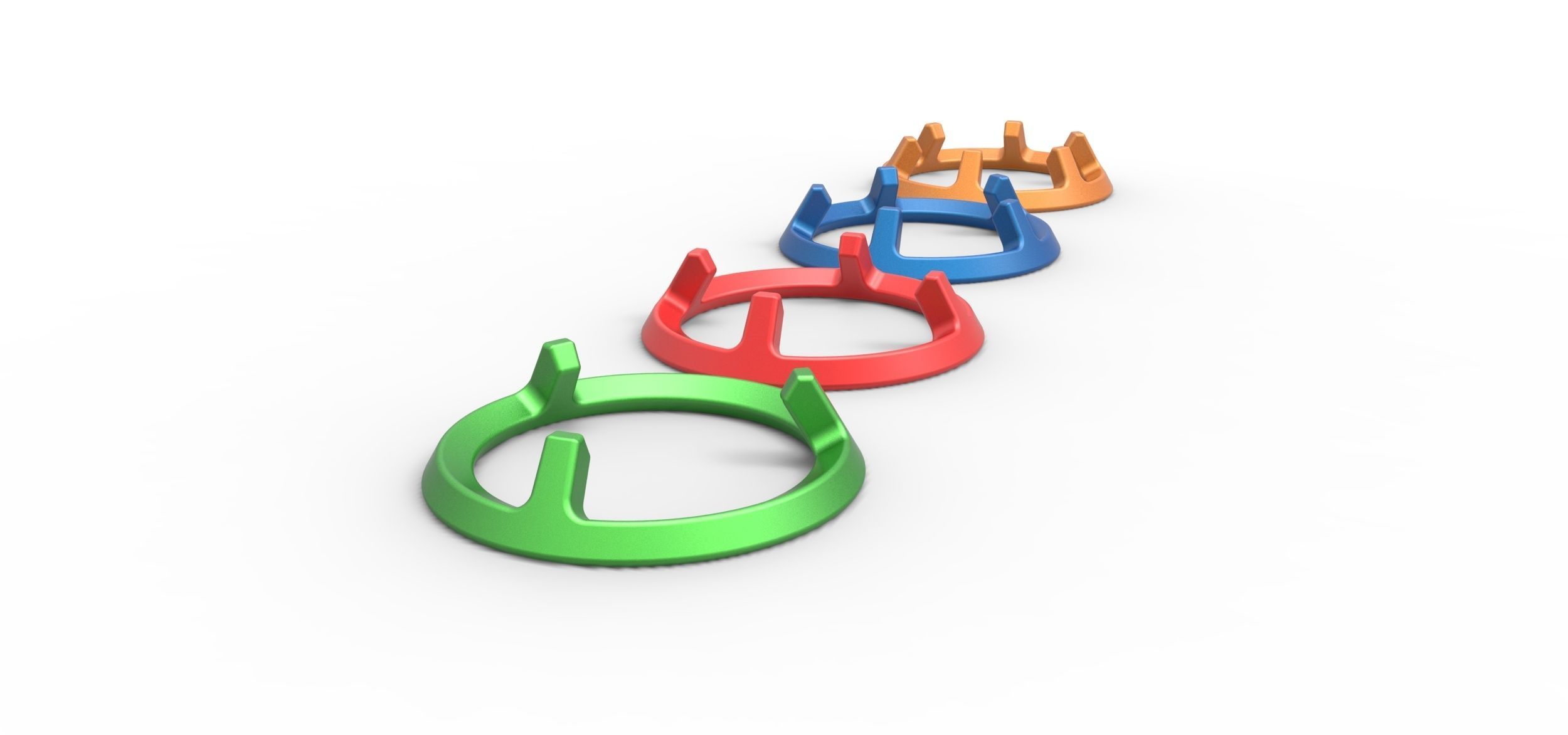 Pokeball stand Set 2 3D print model_2