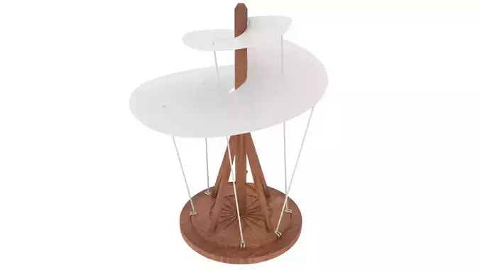 Leonardo Da Vincis Helicopter 3D model