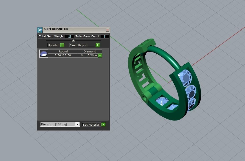 jewelry earrings 3D print model_6