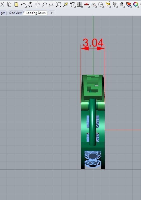 jewelry earrings 3D print model_8