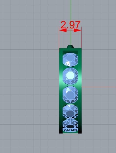 jewelry earrings 3D print model_10