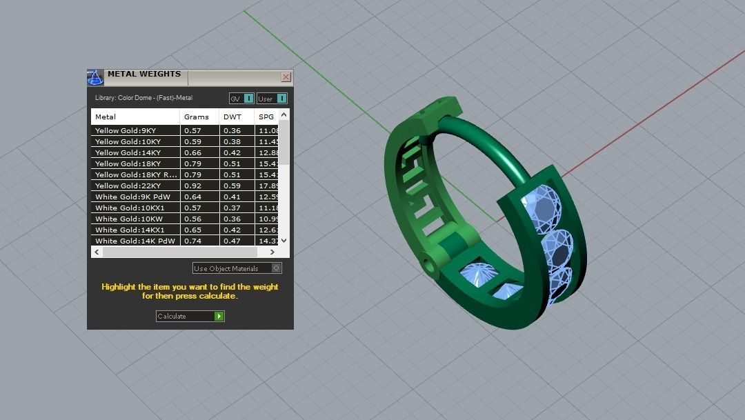 jewelry earrings 3D print model_5