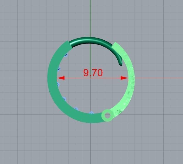 jewelry earrings 3D print model_7