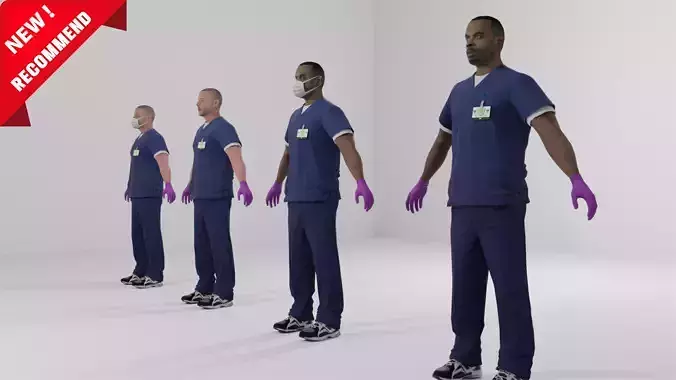 Autopsy Low-poly 3D model