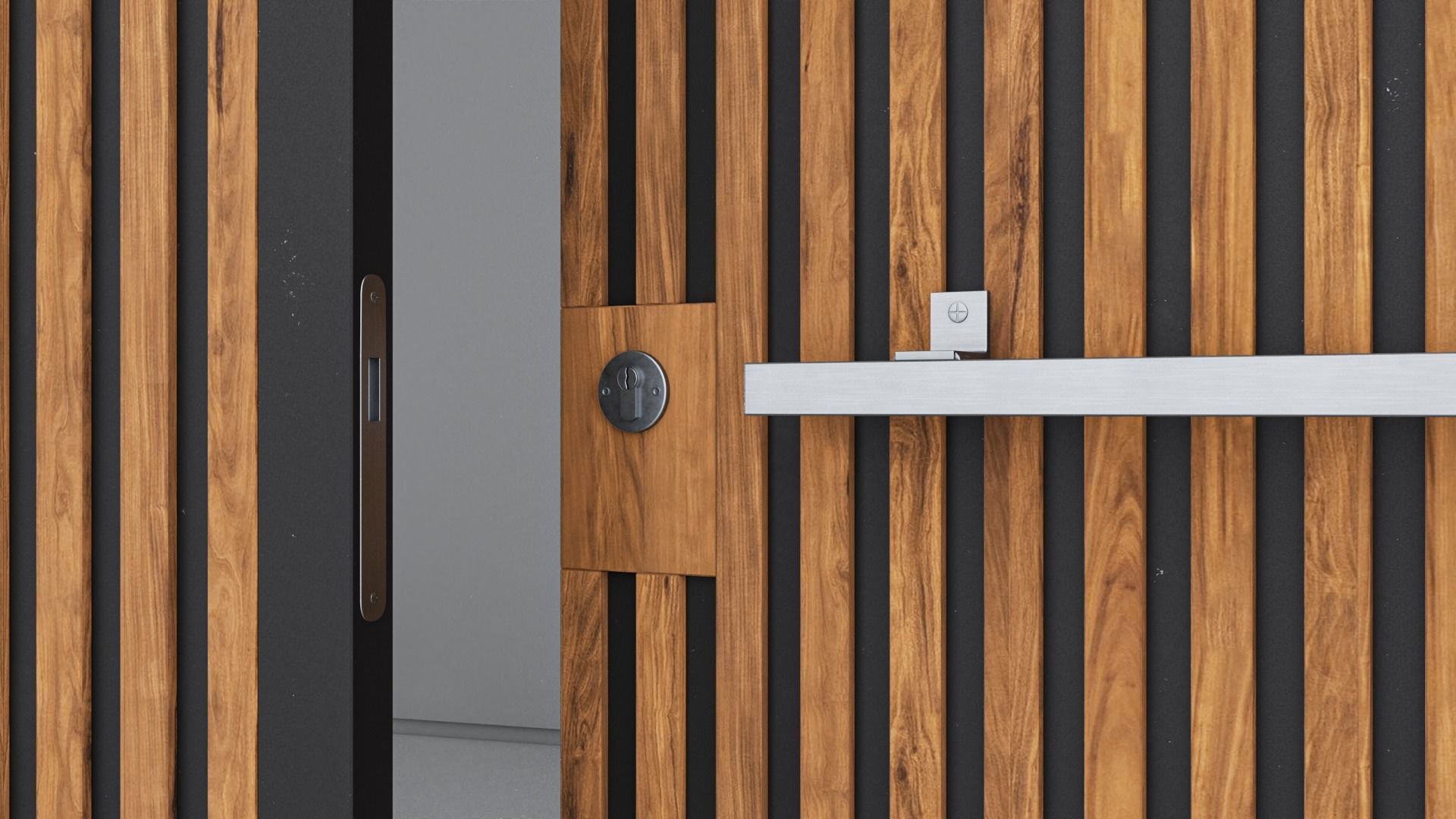 luminium door 245 3D model_4