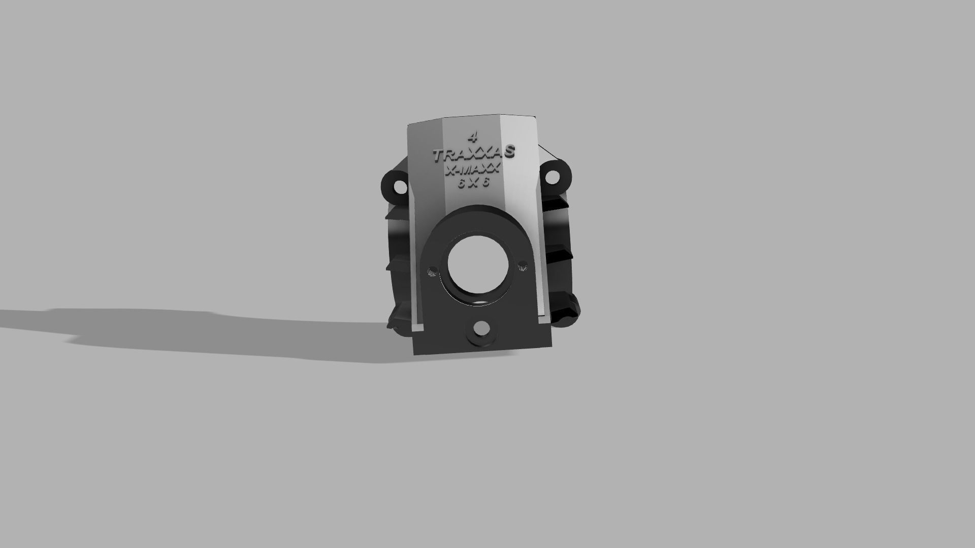 Traxxas X-Max 6x6 conversion 3D print model_4