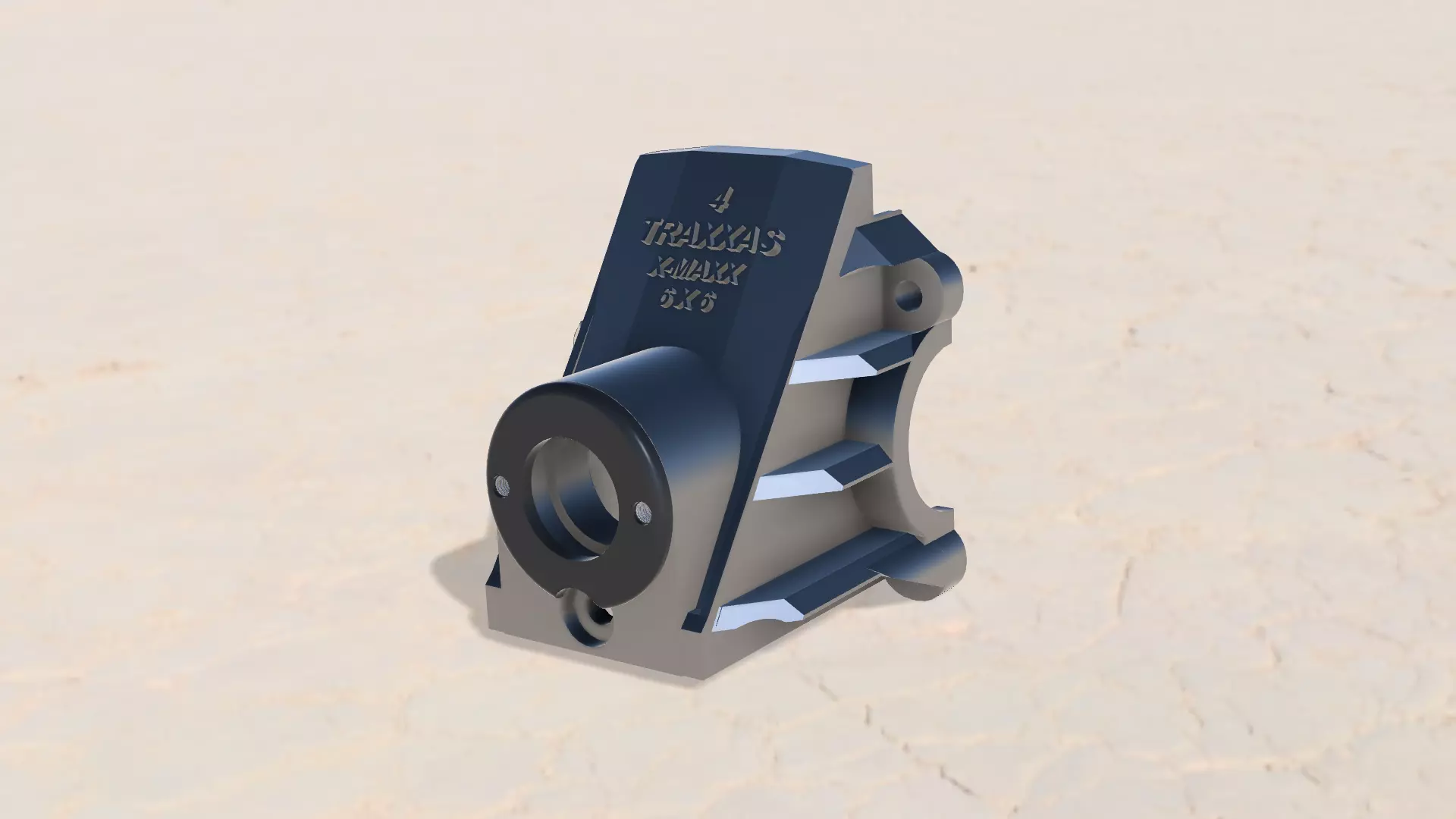 Traxxas X-Max 6x6 conversion 3D print model_0