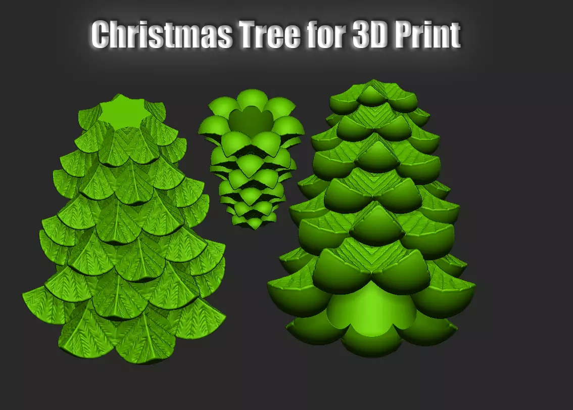 Christmas Tree for 3D print 3D print model_0