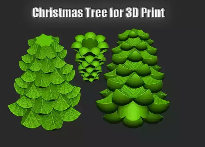 Christmas Tree for 3D print 3D print model Christmas Tree for 3D print 3D print model