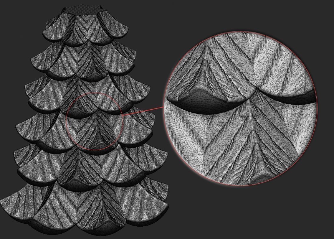 Christmas Tree for 3D print 3D print model_1