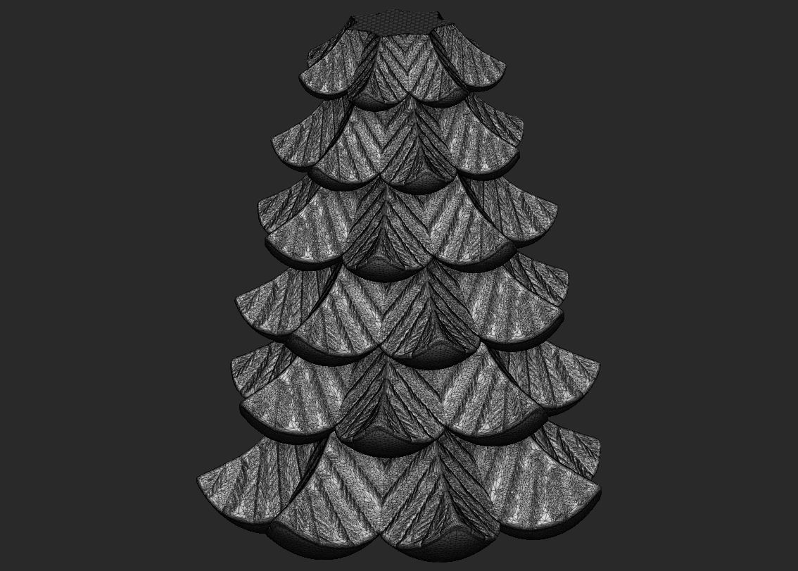 Christmas Tree for 3D print 3D print model_4