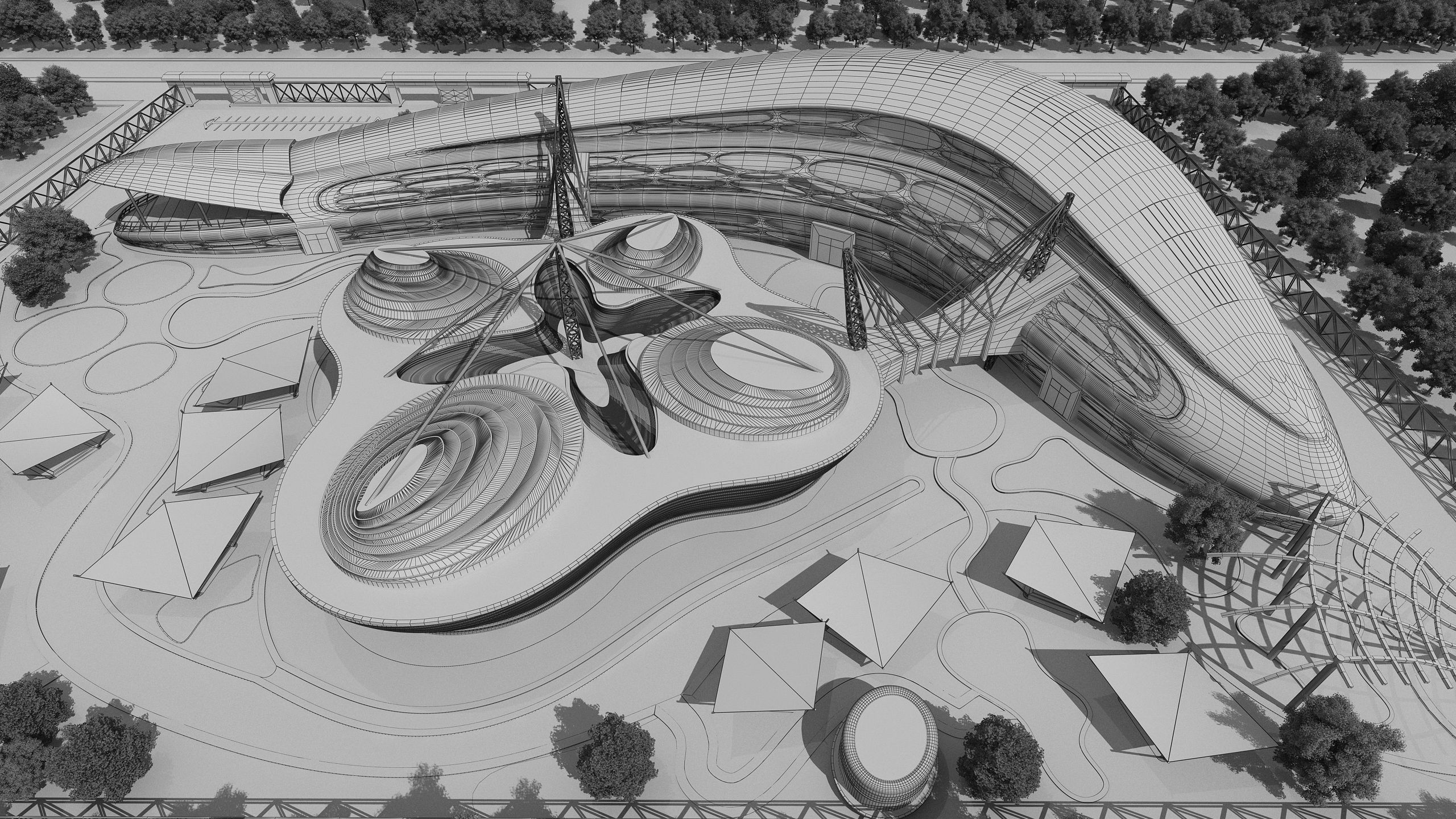 0143 - Health Center Architecture Project - 2D Drawings-3D Files 3D model_14