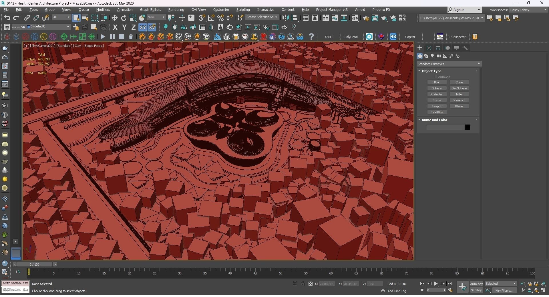 0143 - Health Center Architecture Project - 2D Drawings-3D Files 3D model_29