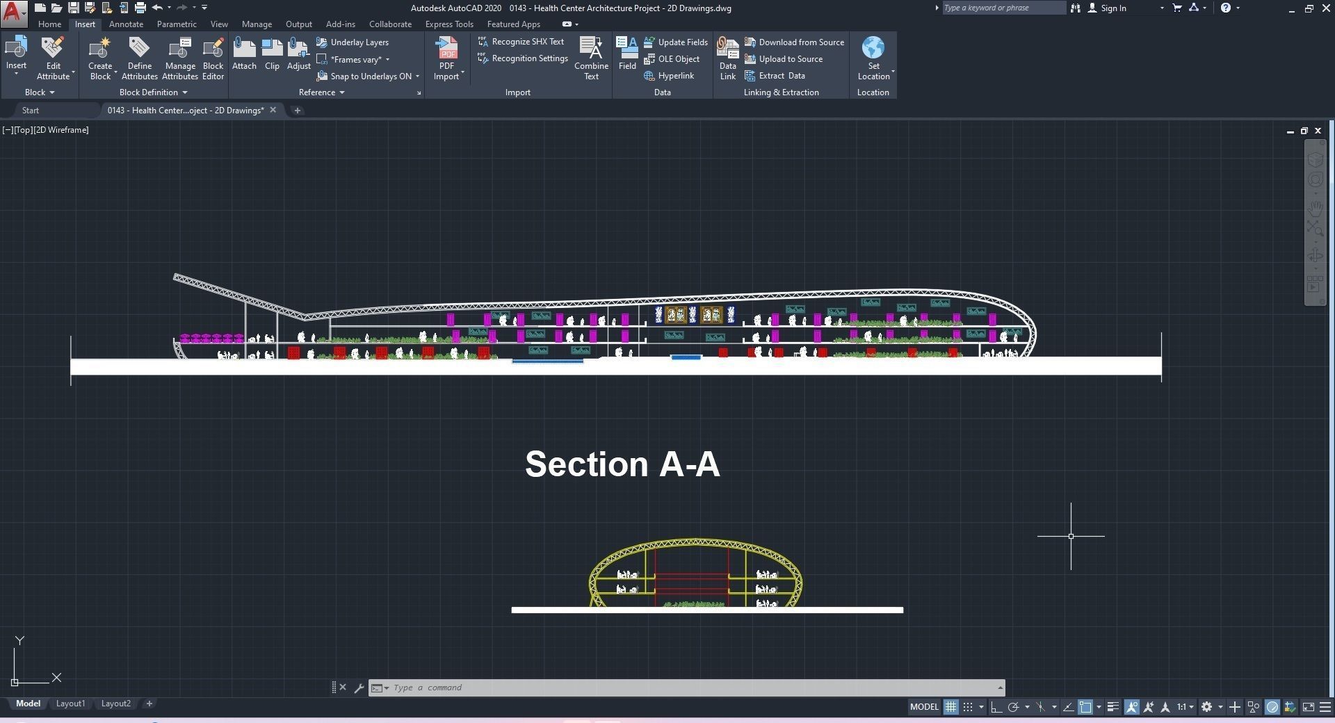 0143 - Health Center Architecture Project - 2D Drawings-3D Files 3D model_40