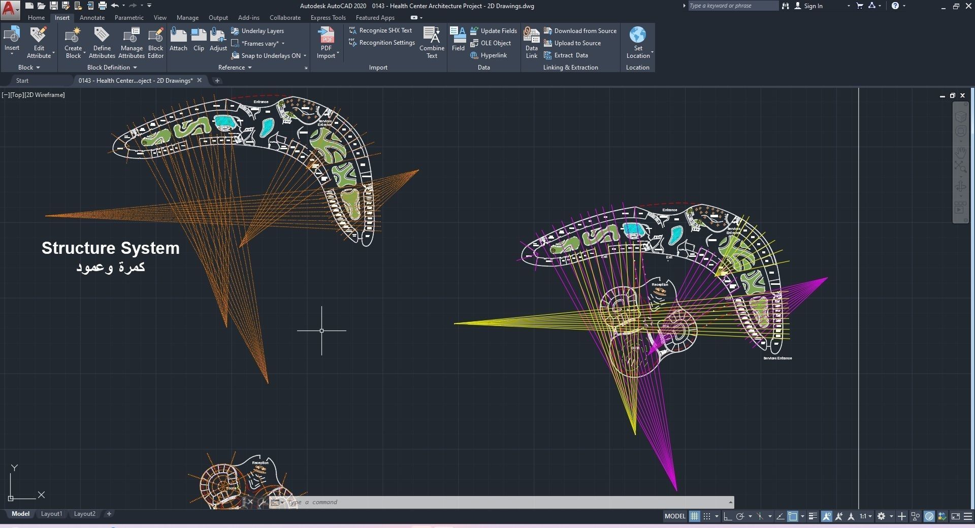 0143 - Health Center Architecture Project - 2D Drawings-3D Files 3D model_41