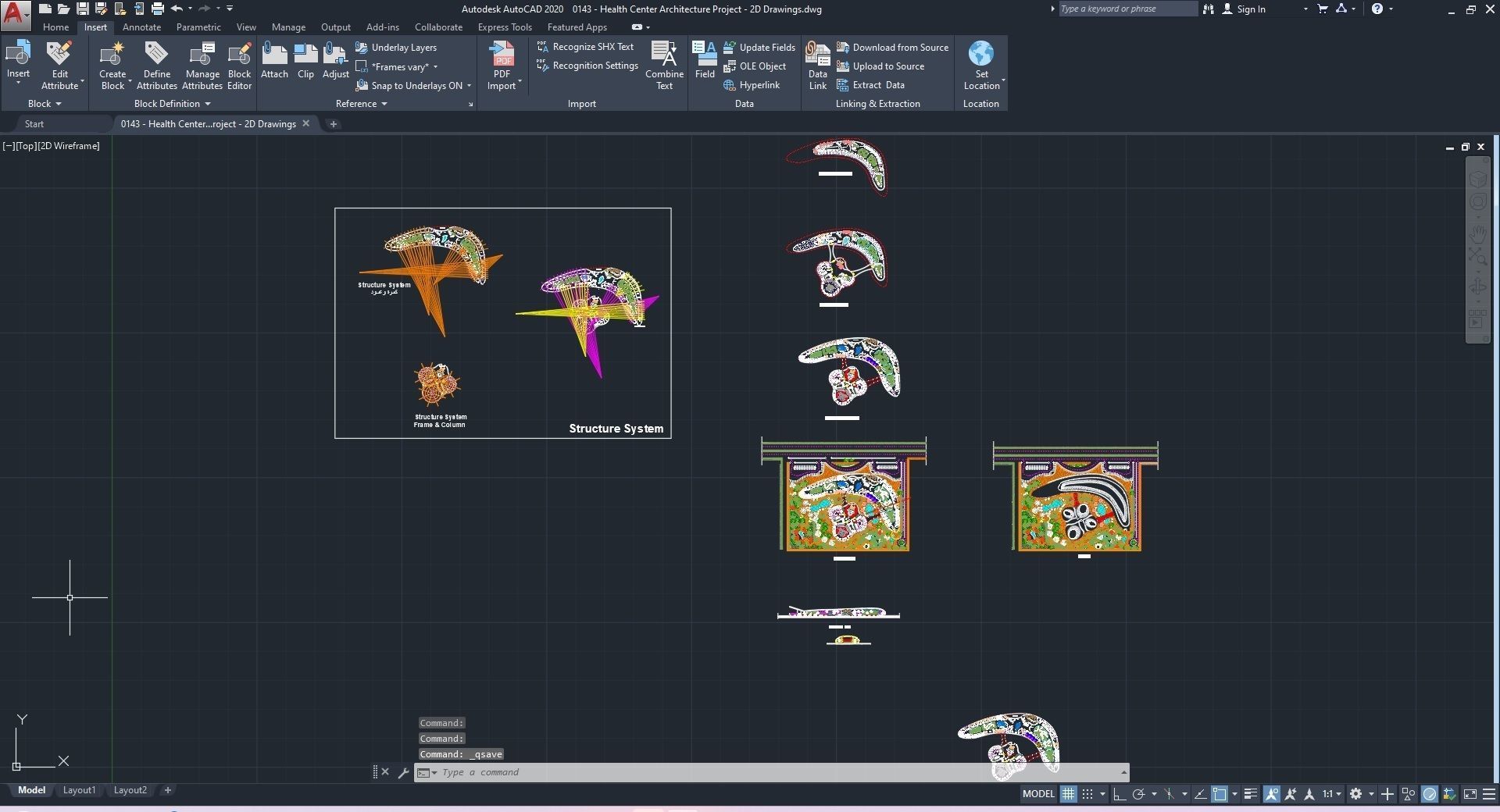 0143 - Health Center Architecture Project - 2D Drawings-3D Files 3D model_34