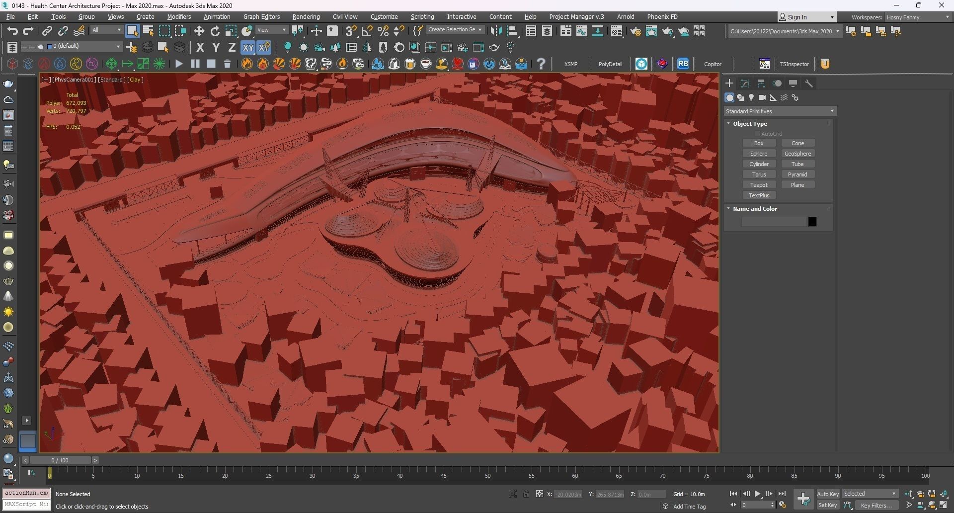 0143 - Health Center Architecture Project - 2D Drawings-3D Files 3D model_28