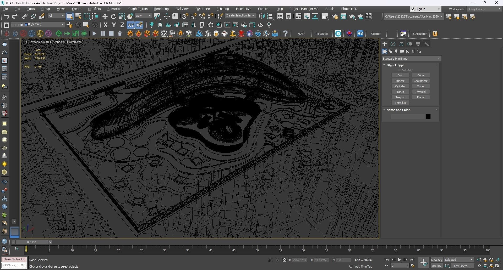0143 - Health Center Architecture Project - 2D Drawings-3D Files 3D model_27