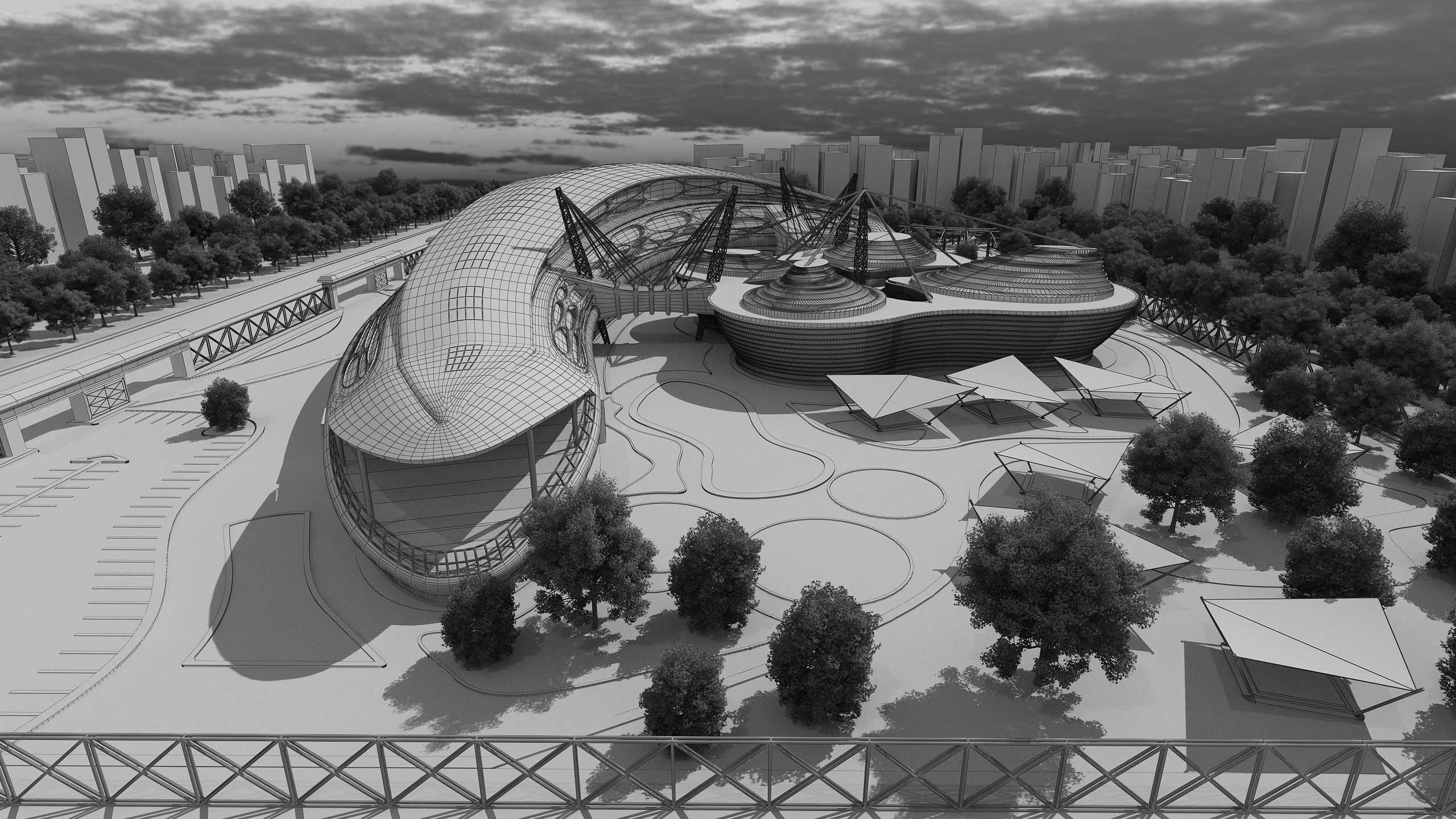 0143 - Health Center Architecture Project - 2D Drawings-3D Files 3D model_18